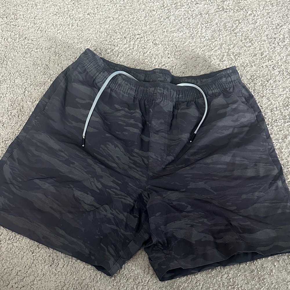 Chubbies Camo Athletic Shorts - Black swim trunks
